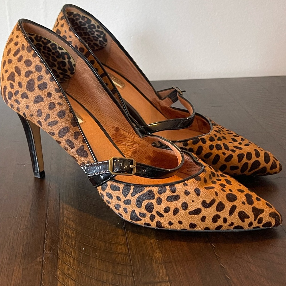 Halogen Cheetah Print Heels Elegant Stiletto Pumps